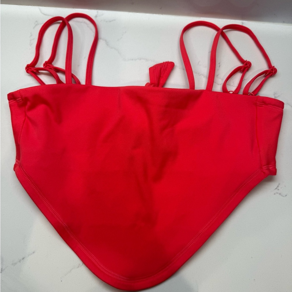 Red Sports Bra